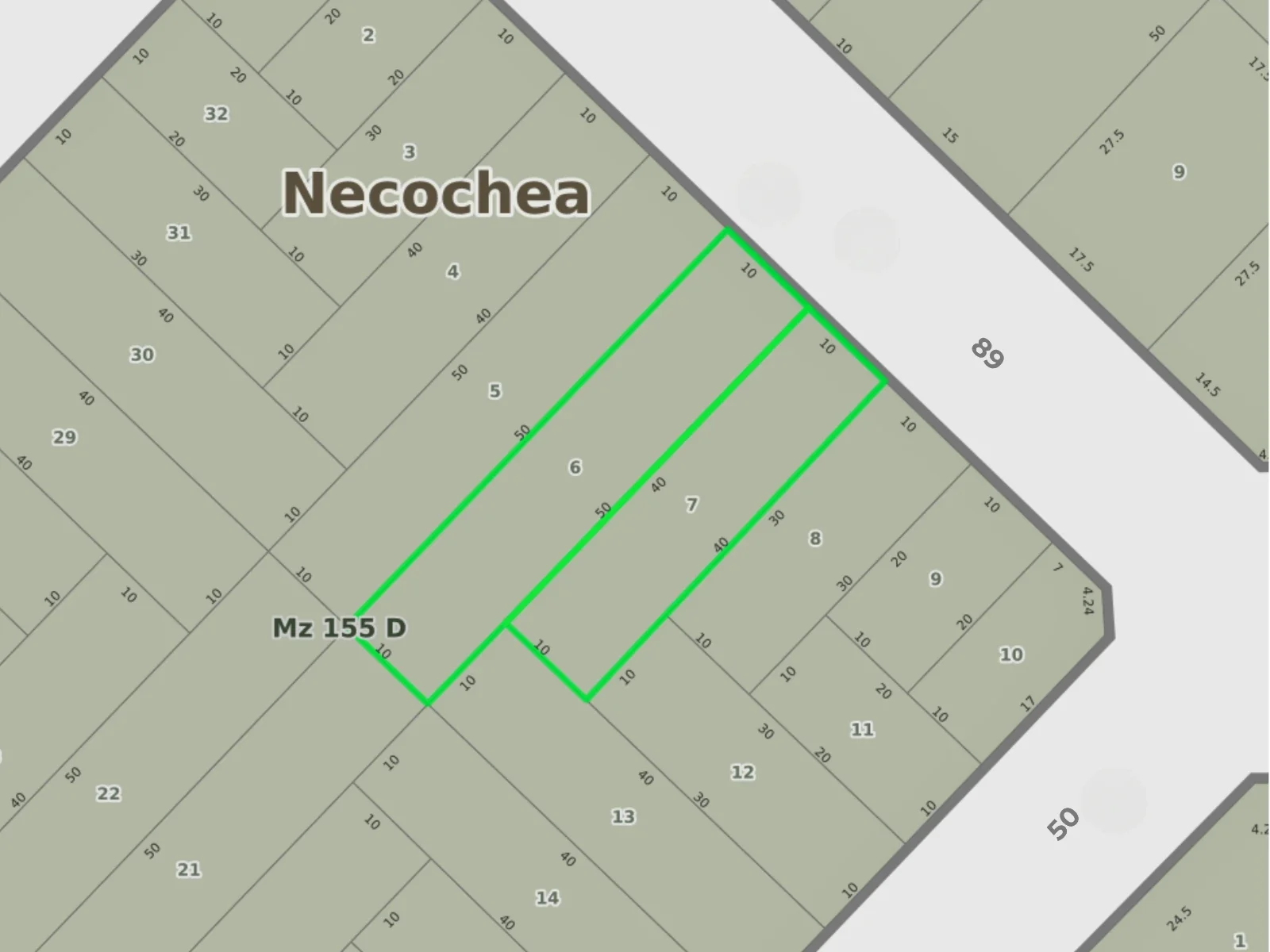 Terreno / Lote en venta de 500m2 ubicado en Necochea - Imagen 2
