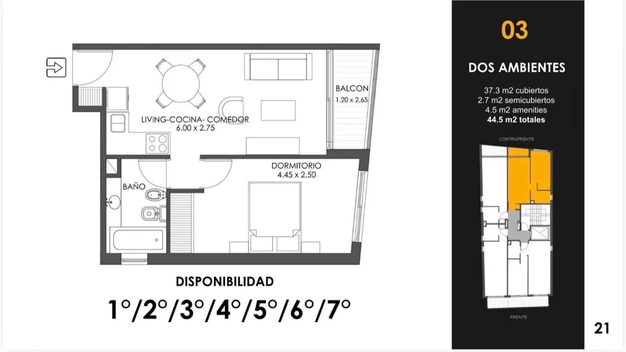 Departamento en venta en Barrio Norte - Imagen 2
