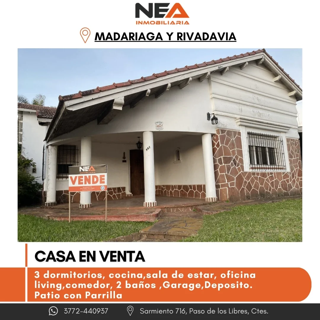 Casa en venta c/ cochera en Paso de los Libres - Imagen 1