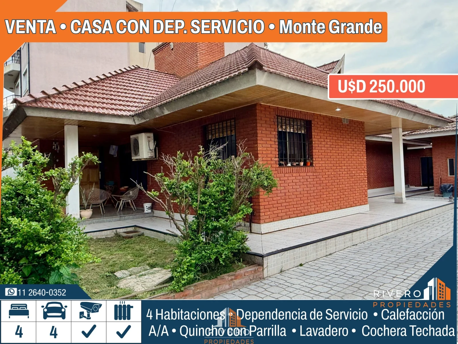 Casa en venta c/ cochera en Monte Grande - Imagen 1