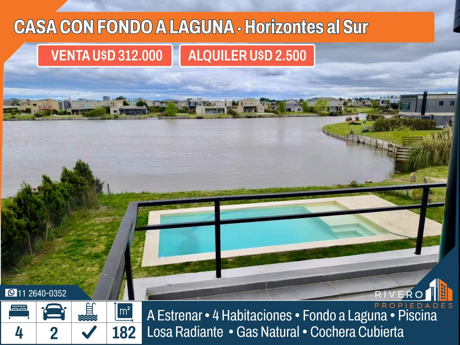 Venta Casa a Laguna 4 Habitaciones Horizontes al Sur - Imagen 1