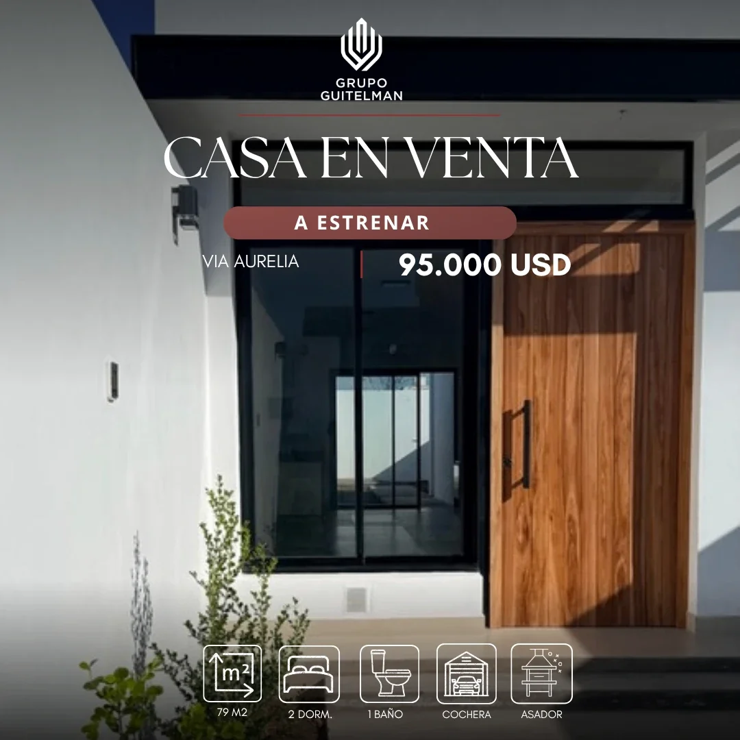 Casa en venta a ESTRENAR en Vía Aurelia - Imagen 1