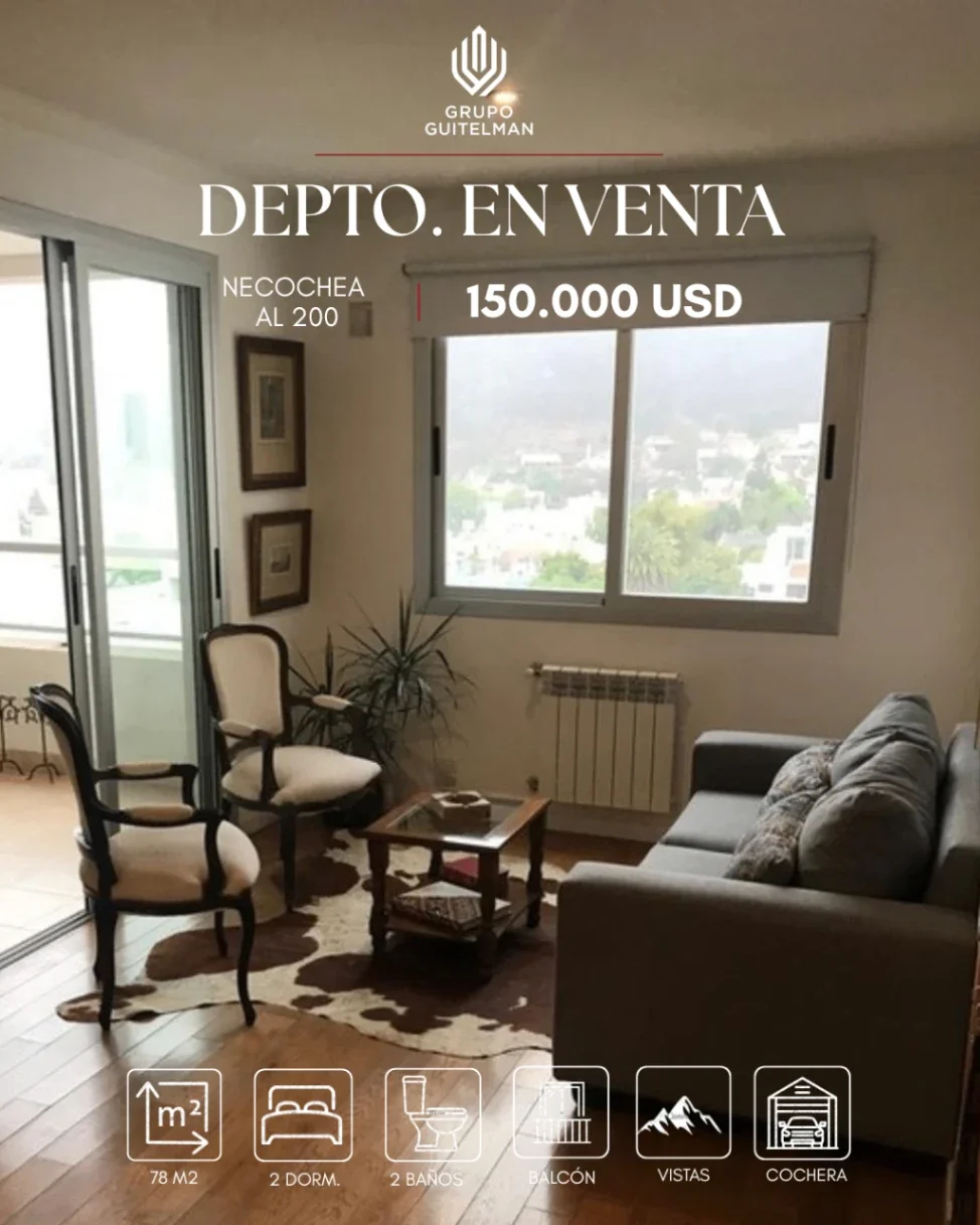 Departamento en venta c/cochera a metros del Alto Noa Shopping - Imagen 1