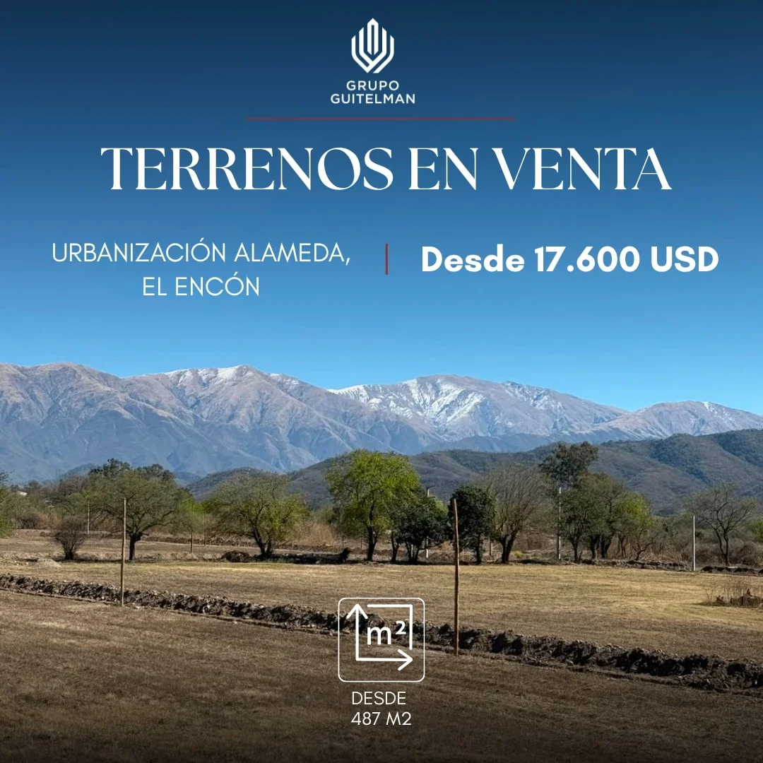 Lotes en venta desde 341m2 ubicados en El Encón, Salta - Imagen 1