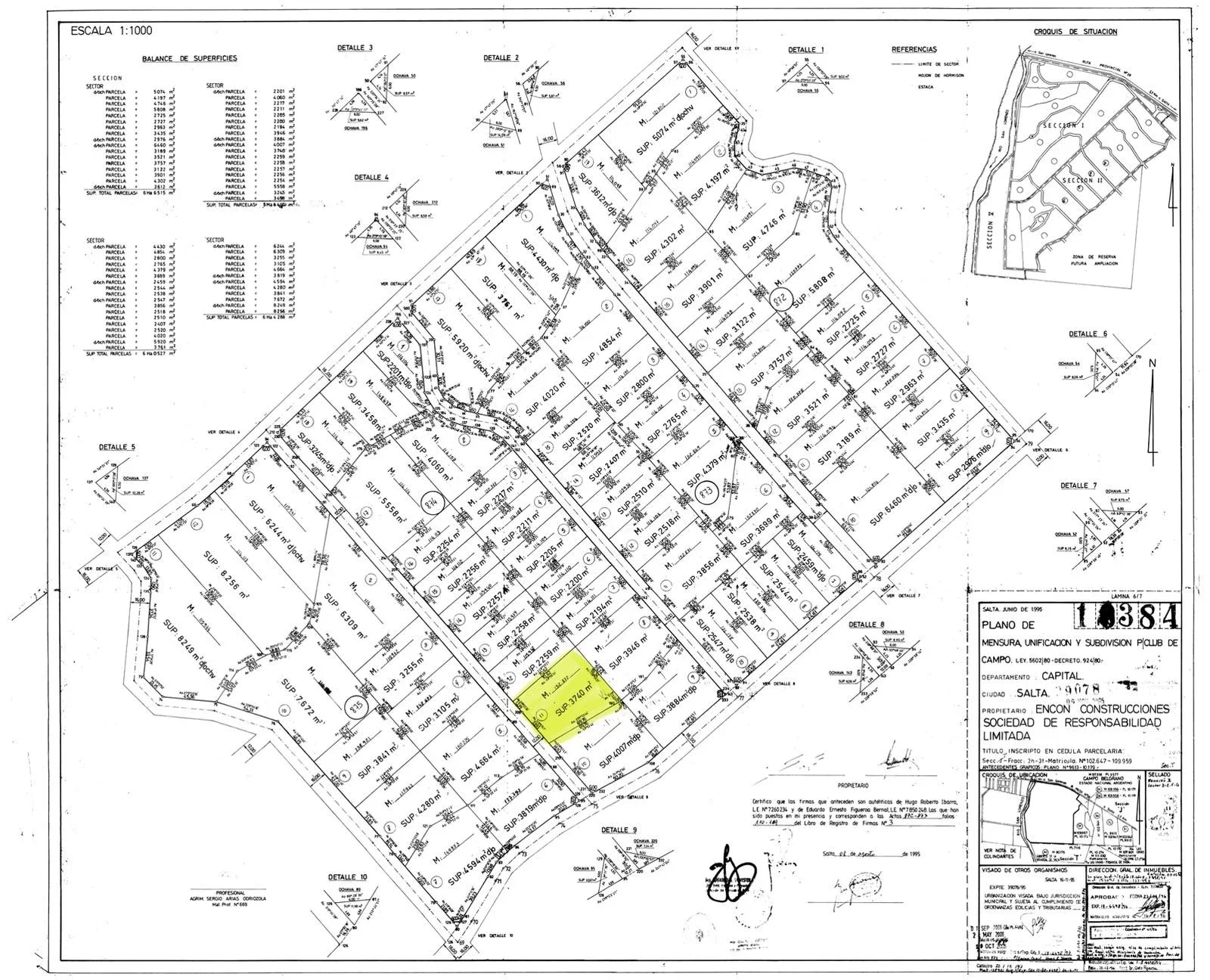 Terreno / Lote en venta de 3740m2 ubicado en Club de campo El Tipal - Imagen 4