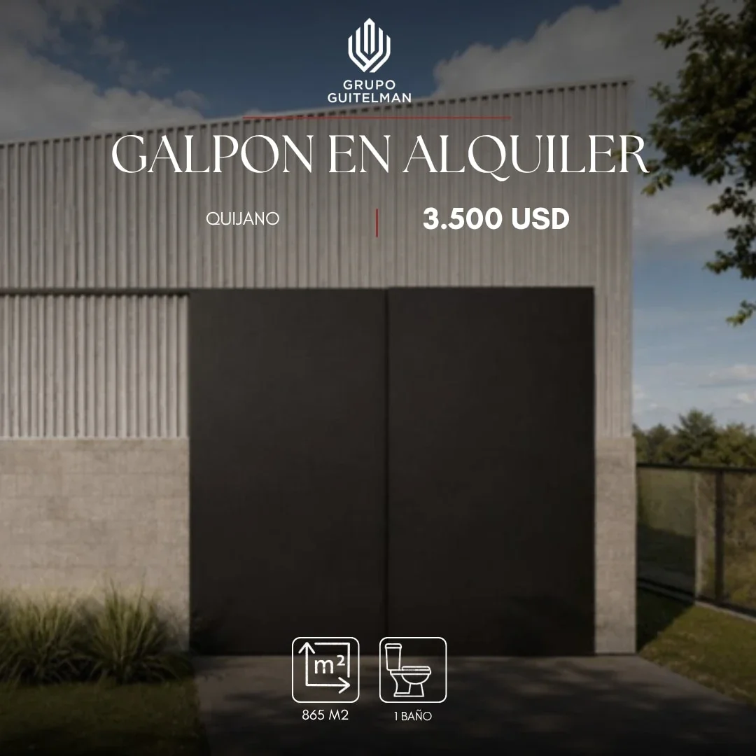 Galpón en ALQUILER de 420m2 ubicado en Campo Quijano - Imagen 1