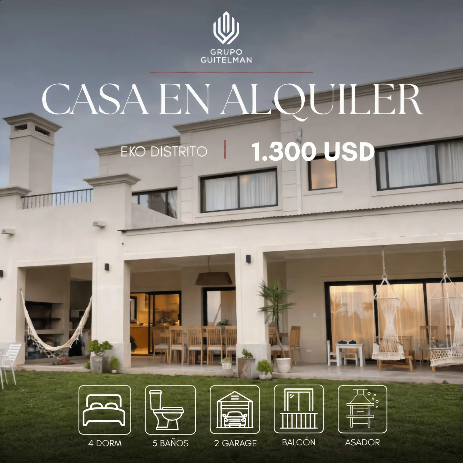 Casa en ALQUILER de 4 dorm. en Eko Distrito, Cerrillos, Salta - Imagen 1