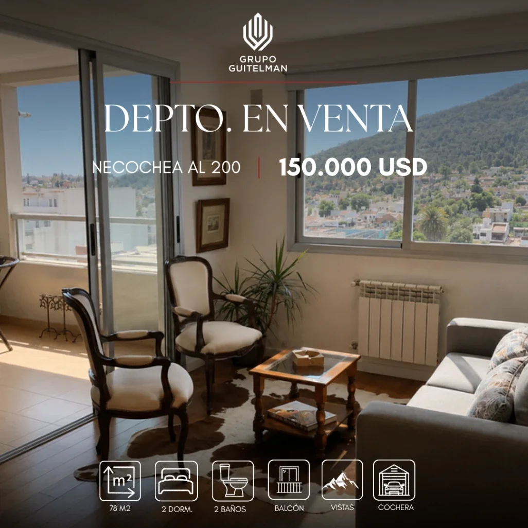 Departamento en venta c/cochera a metros del Alto Noa Shopping - Imagen 1