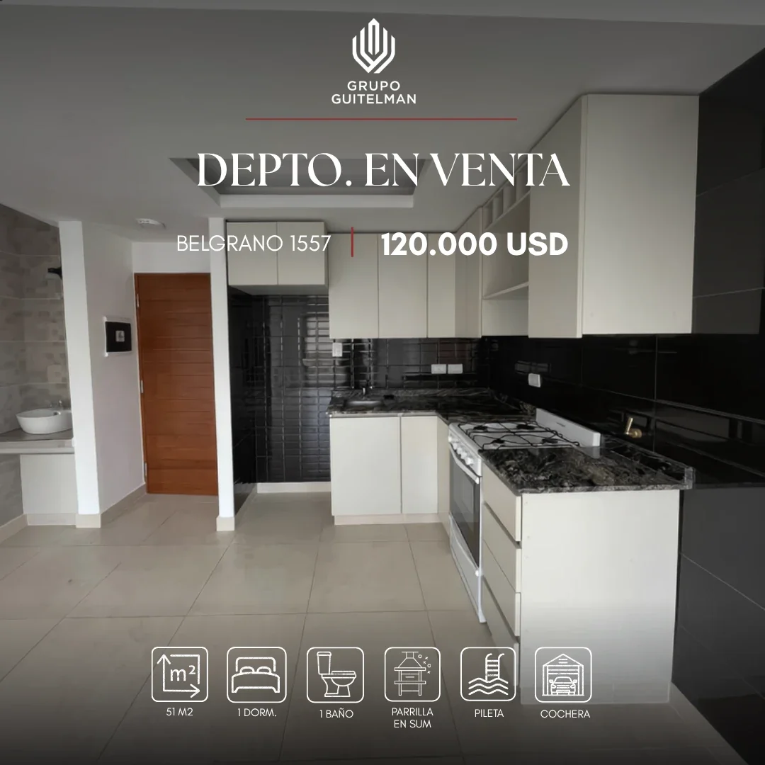 Departamento en venta c/ cochera en Av. Belgrano, Centro de Salta - Imagen 1
