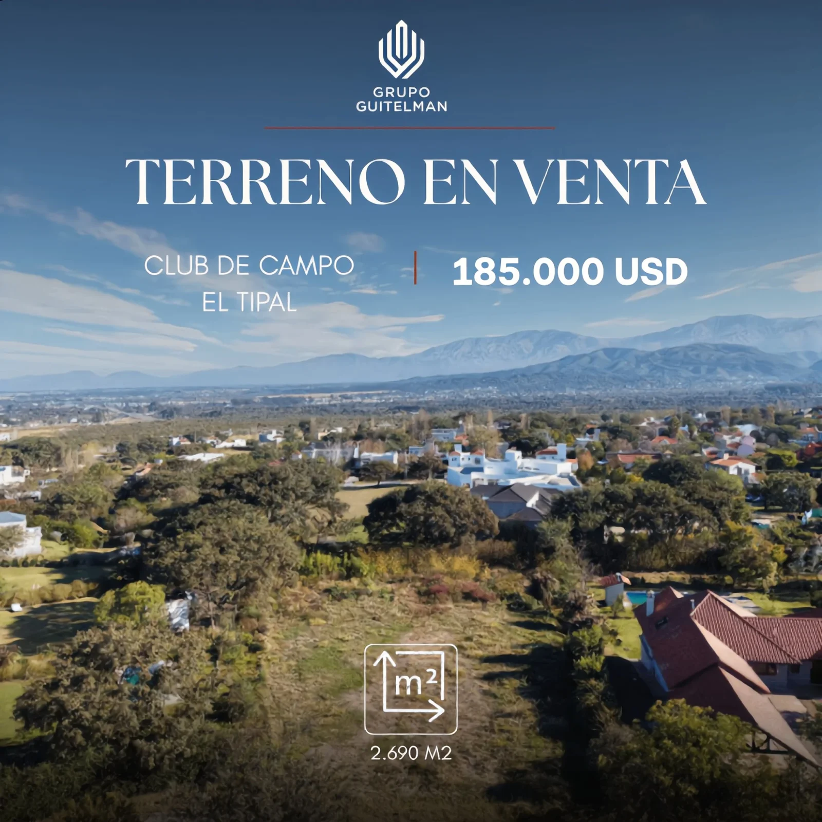Terreno en venta de 2690m2 ubicado en Club de campo El Tipal, Salta - Imagen 1