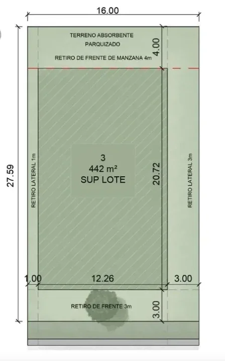 Terreno / Lote en venta de 442m2 ubicado en Bella Vista - Imagen 4