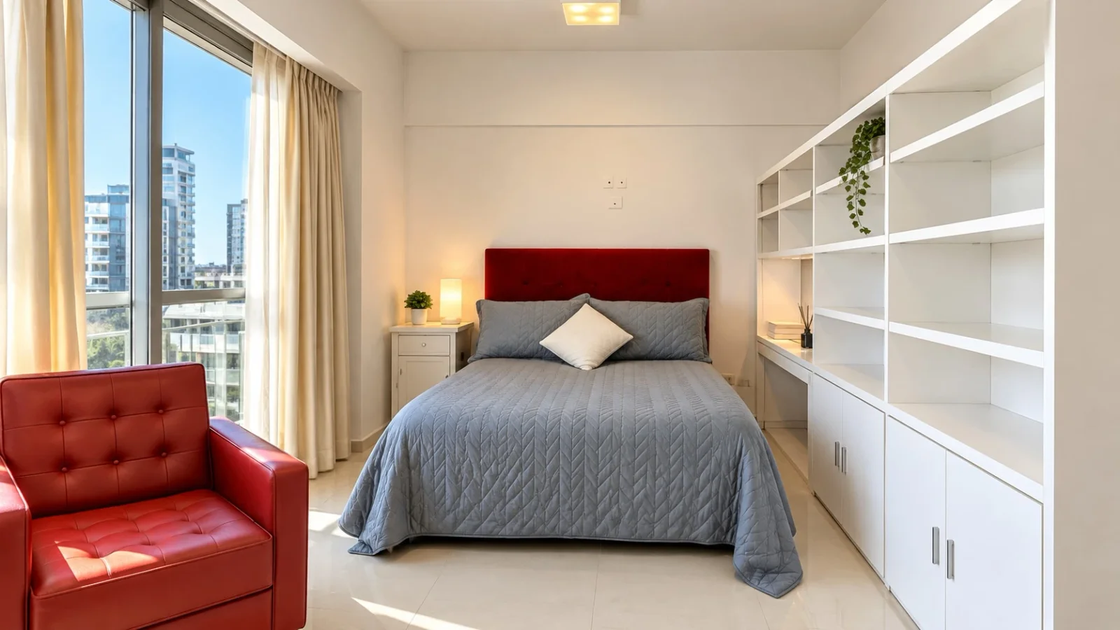 Departamento en alquiler monoambiente cochera y balcón en Puerto Madero - Imagen 5