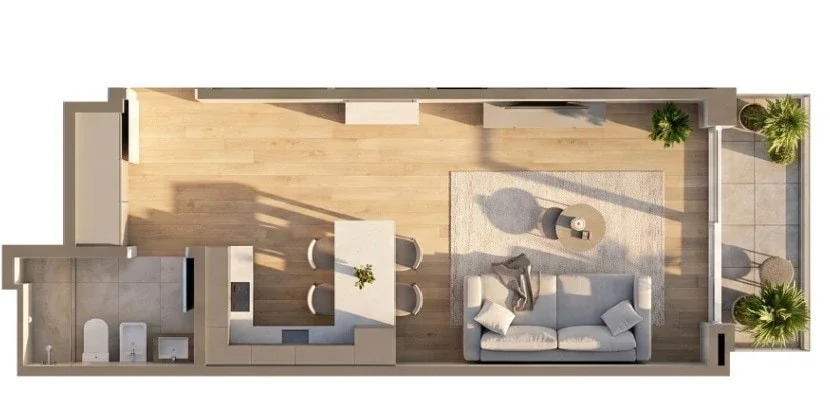 Venta de Monoambiente en construcción en Nuñez - - Imagen 5