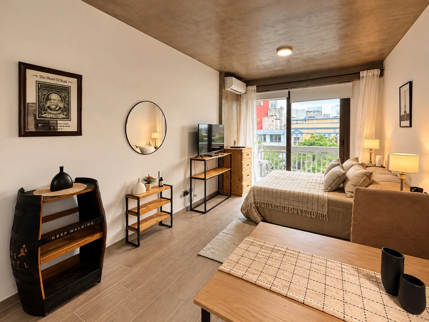 Departamento en Alquiler Monoambiente Amoblado con Balcon en Palermo - Imagen 1