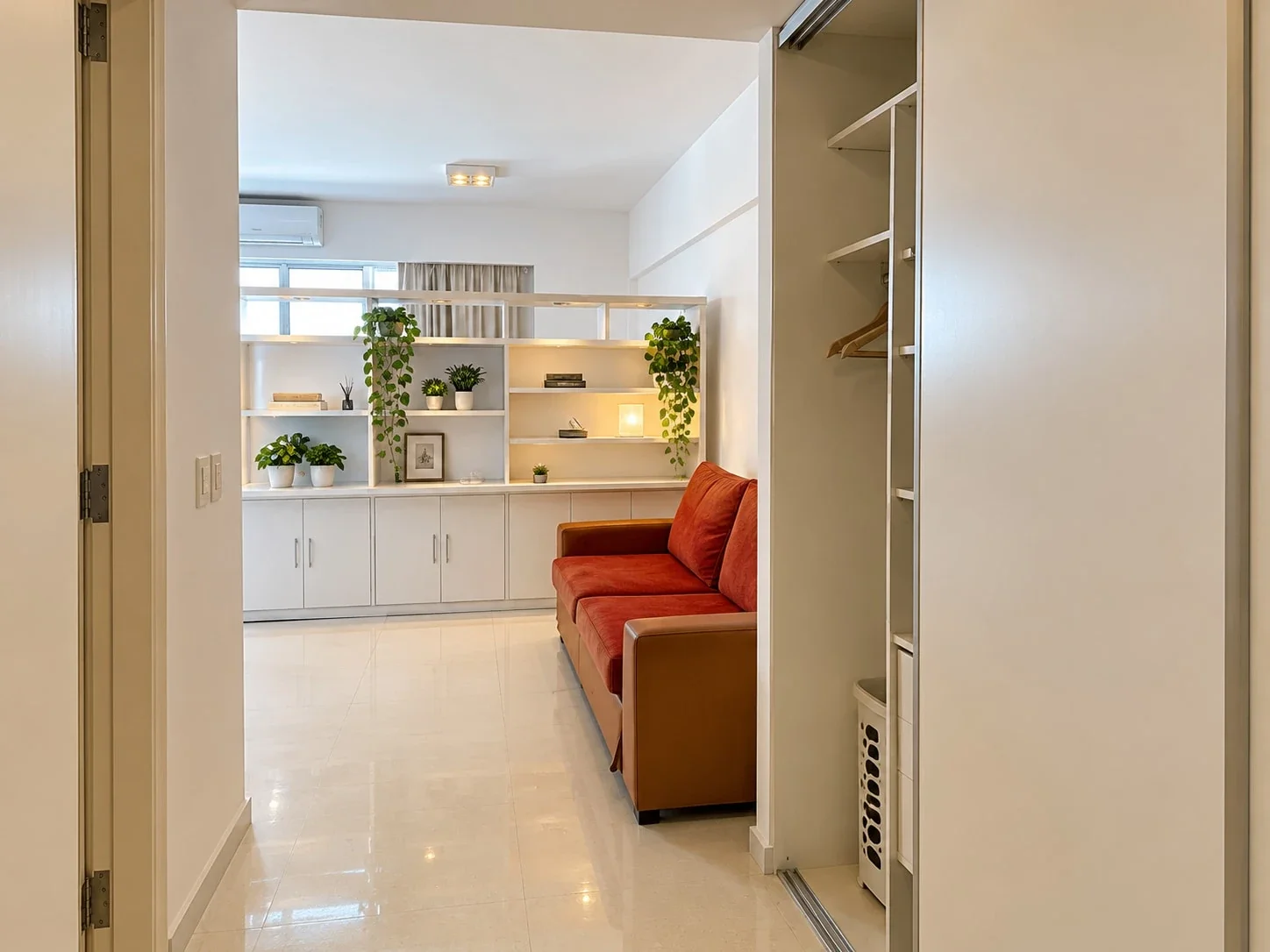Departamento en alquiler monoambiente cochera y balcón en Puerto Madero - Imagen 4