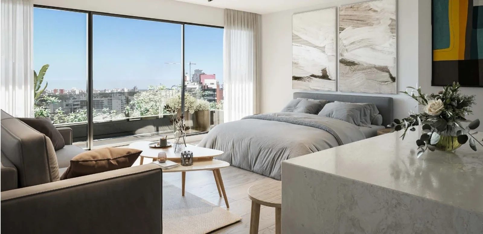 Venta departamento de 2 ambientes en construccion en Nuñez - Imagen 2