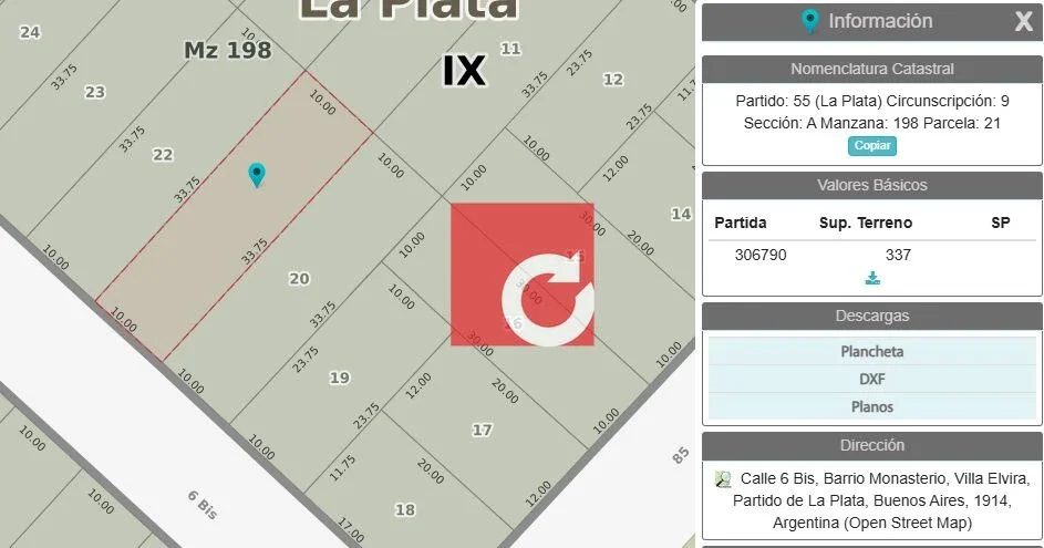 Calle 6bis e/84 y 85 - LOTE - Imagen 2
