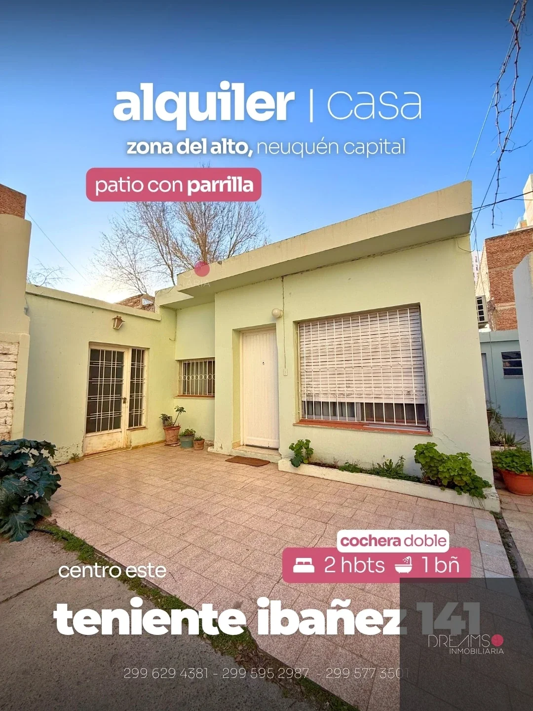 Casa en alquiler c/ cochera en Área Centro Este - Imagen 1
