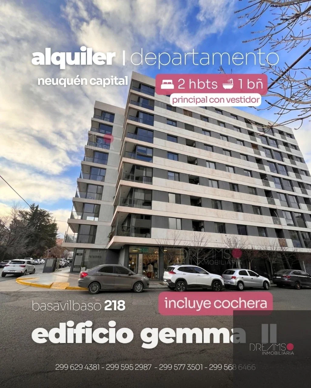 Departamento en alquiler c/ cochera en Área Centro Este - Imagen 1