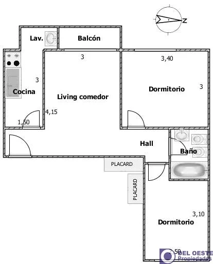 Departamento en alquiler en Caballito - Imagen 1