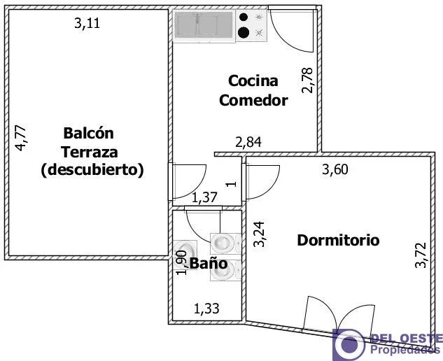 Departamento en alquiler en Caballito - Imagen 2