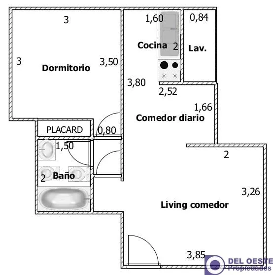Departamento en alquiler en Caballito - Imagen 2