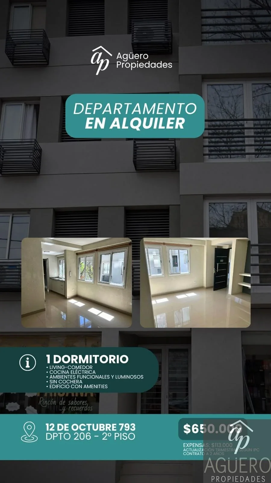 Departamento en alquiler en Centro - Imagen 1