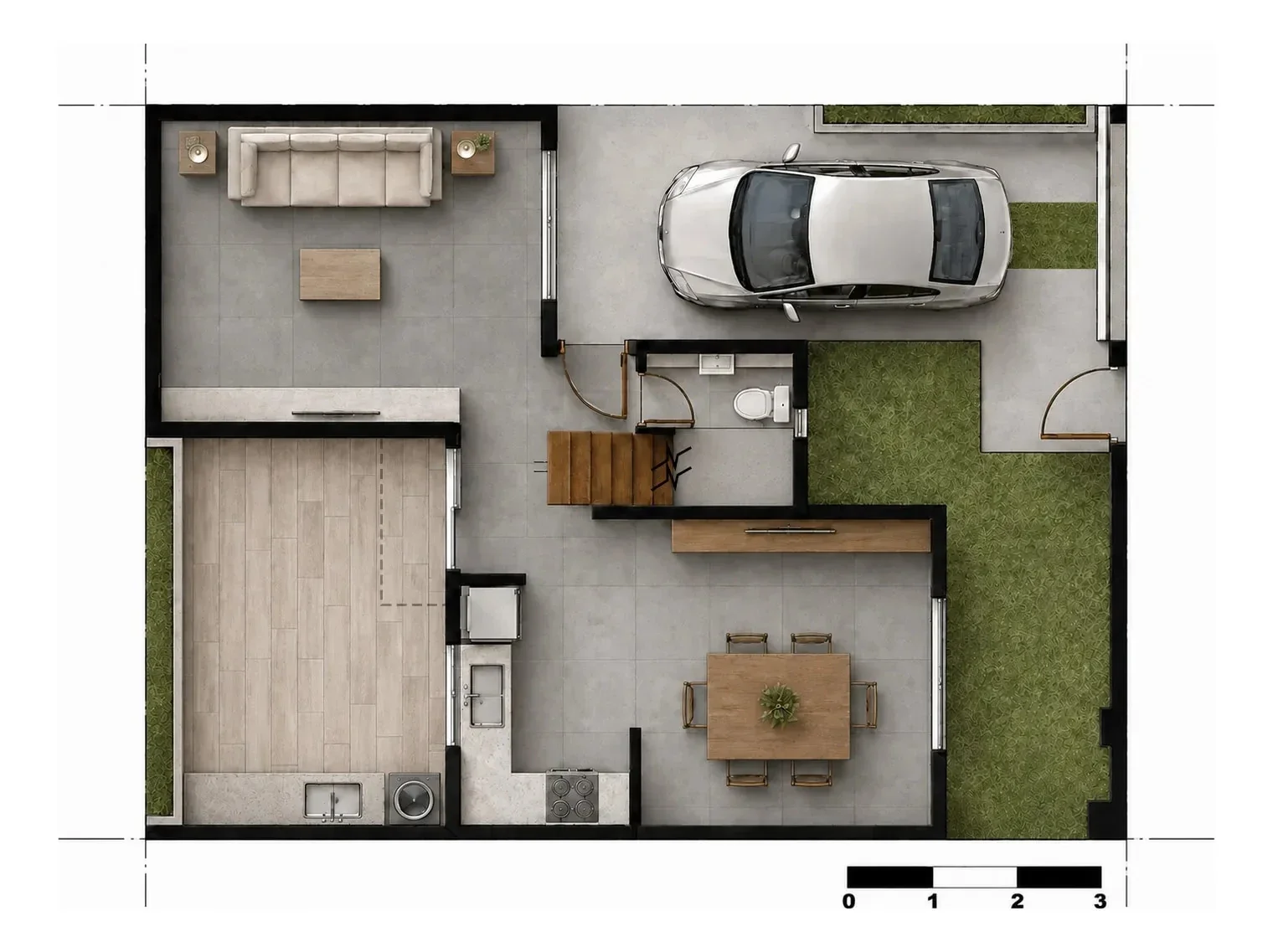 Impresionante casa en alquiler 4 amb con patio y cochera en Ituzaingó Norte - Imagen 4