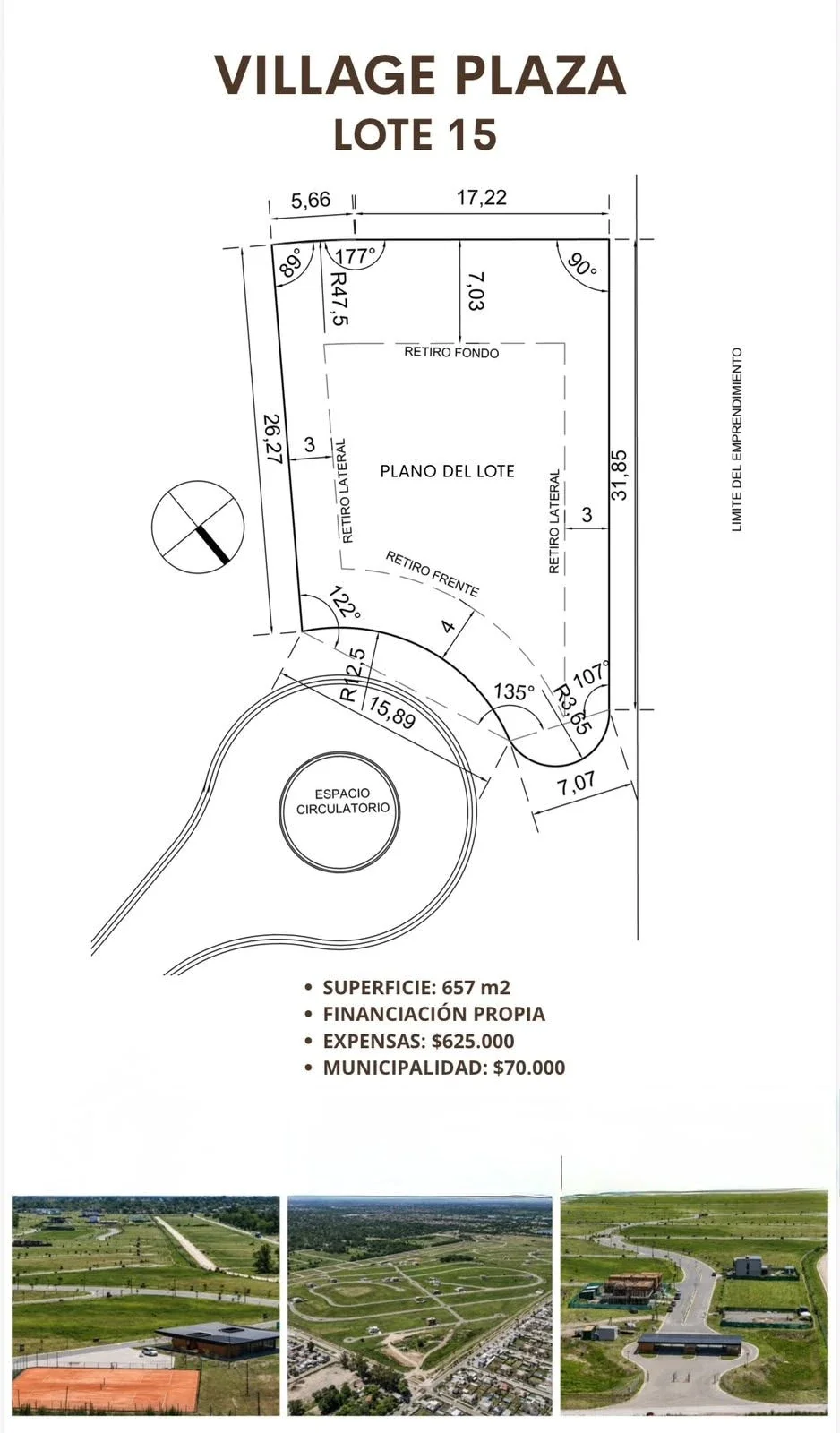 Terreno / Lote en venta de 657m2 ubicado en Bella Vista - Imagen 2
