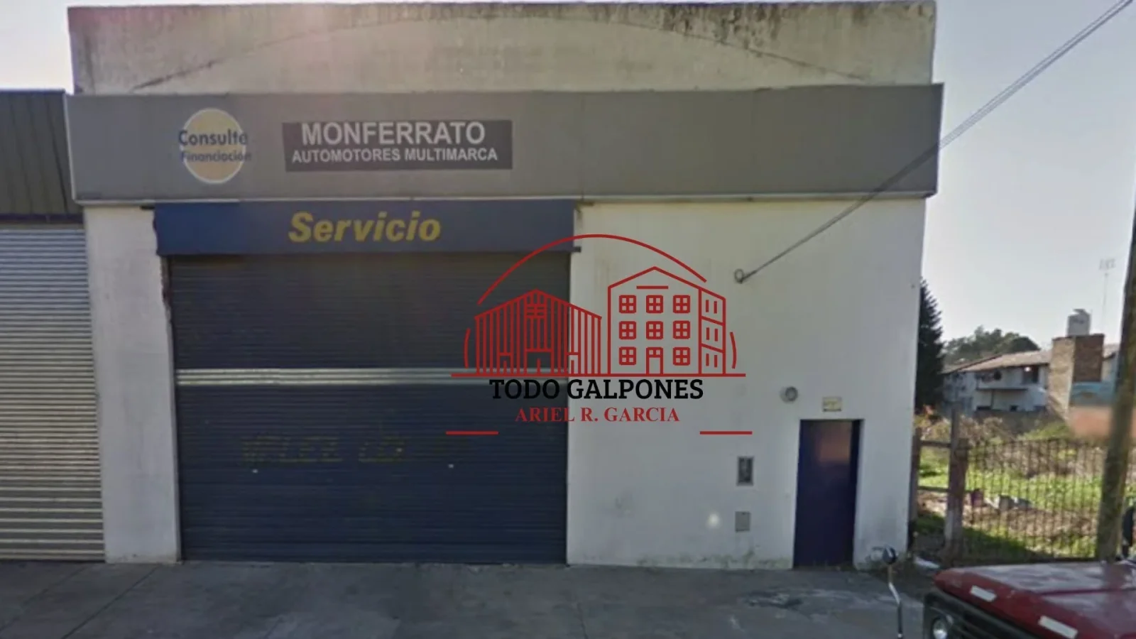 Galpón 330m² S/Lote 12x27 Parabólico 7m alt - Imagen 1