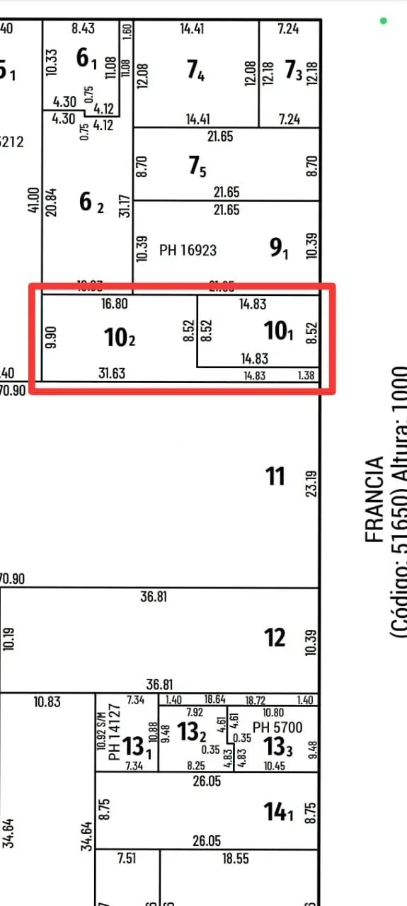 Terreno / Lote en venta de 313m2 ubicado en Nuestra señora de Lourdes - Imagen 2