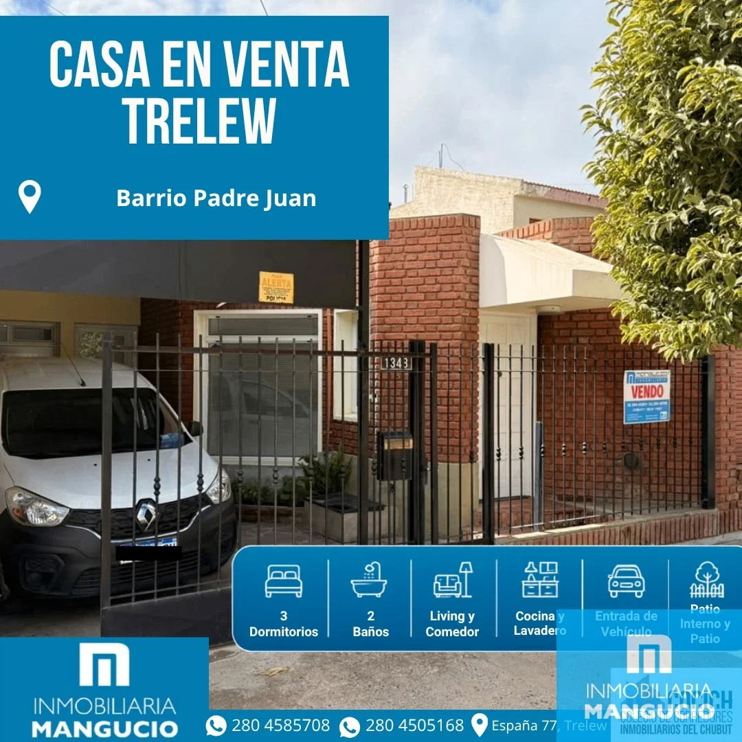 Casa en venta en Trelew - Imagen 1