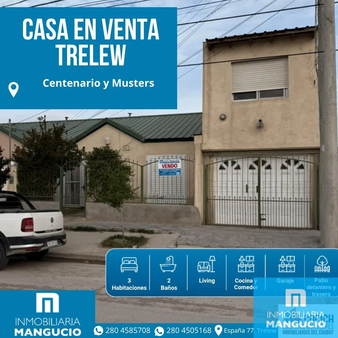 Casa en venta en Trelew - Imagen 1